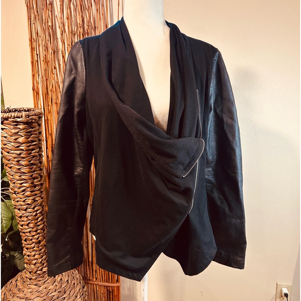 Faux Leather Jacket